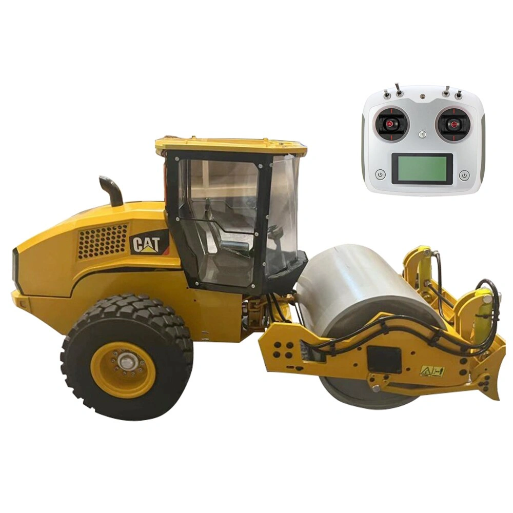 Heavy-Duty 1/12 RC Hydraulic CAT Roller Model for Adults
